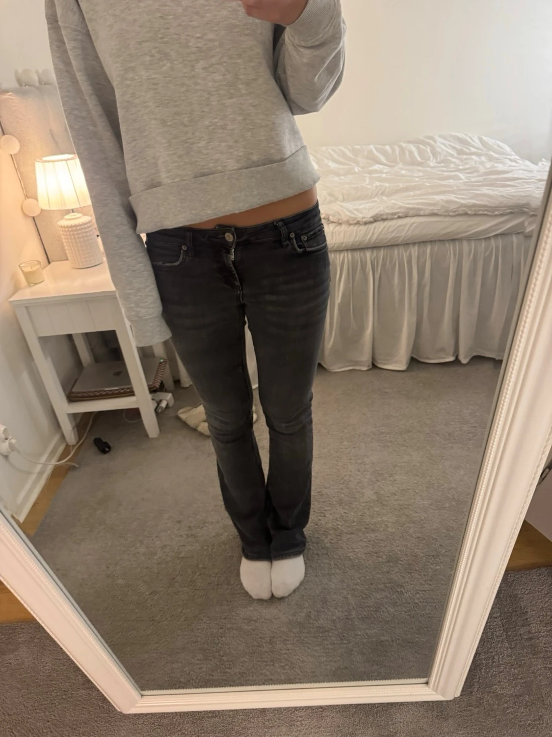 Lågmidjade jeans
