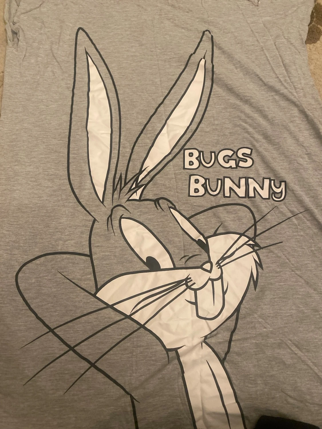 Grå Bugs Bunny t-shirt Looney Tunes - 1