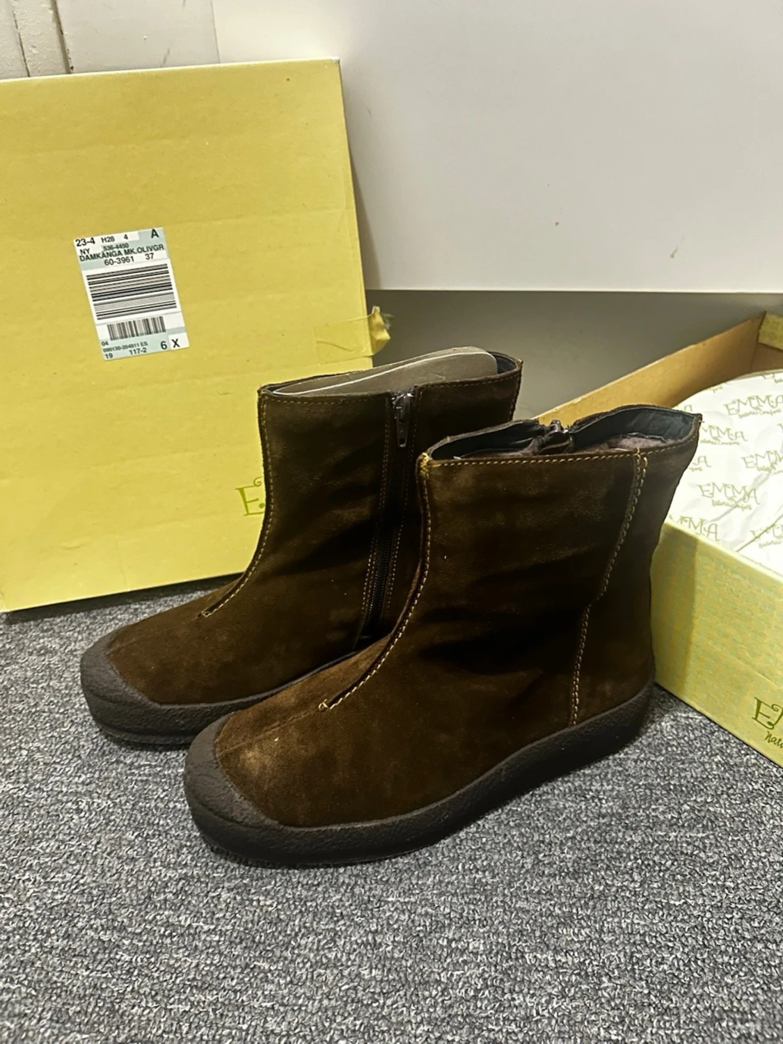 Bruna mockakängor från Emma, strl 37 - 2