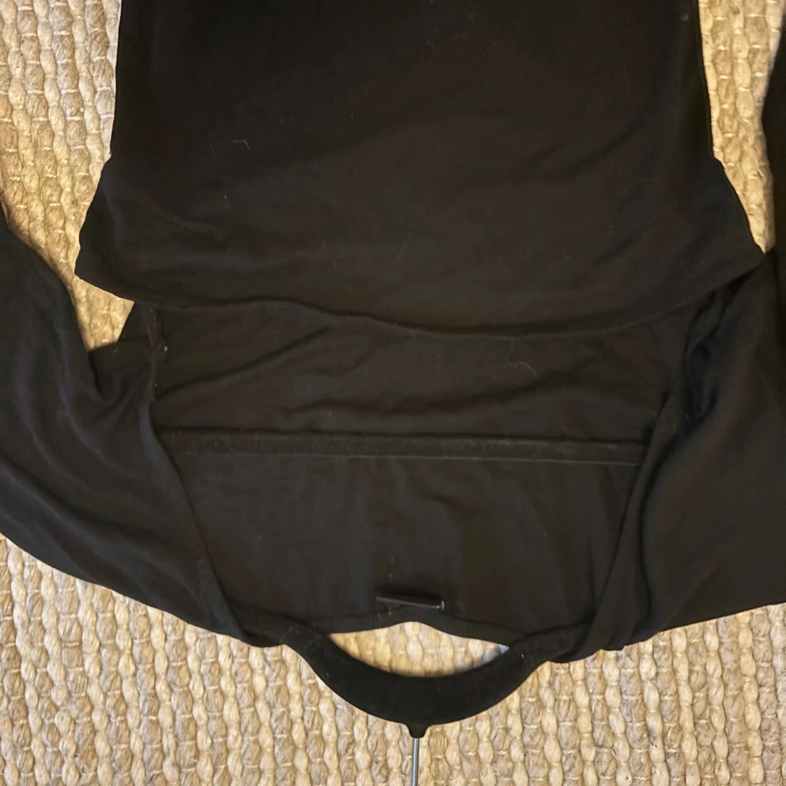 Svart långärmad topp  - 2