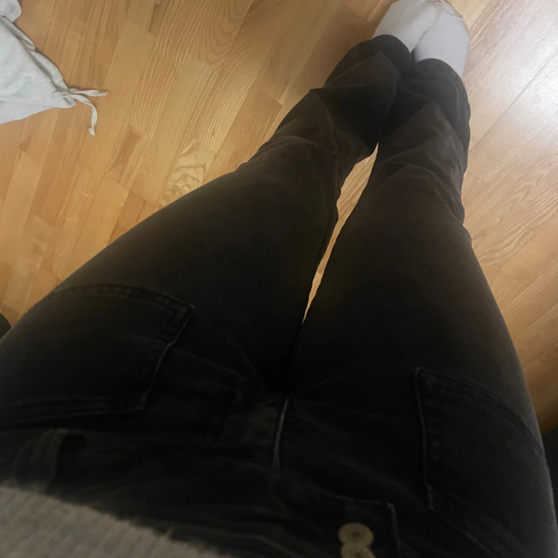 Svarta bootcut jeans från 157 - 1
