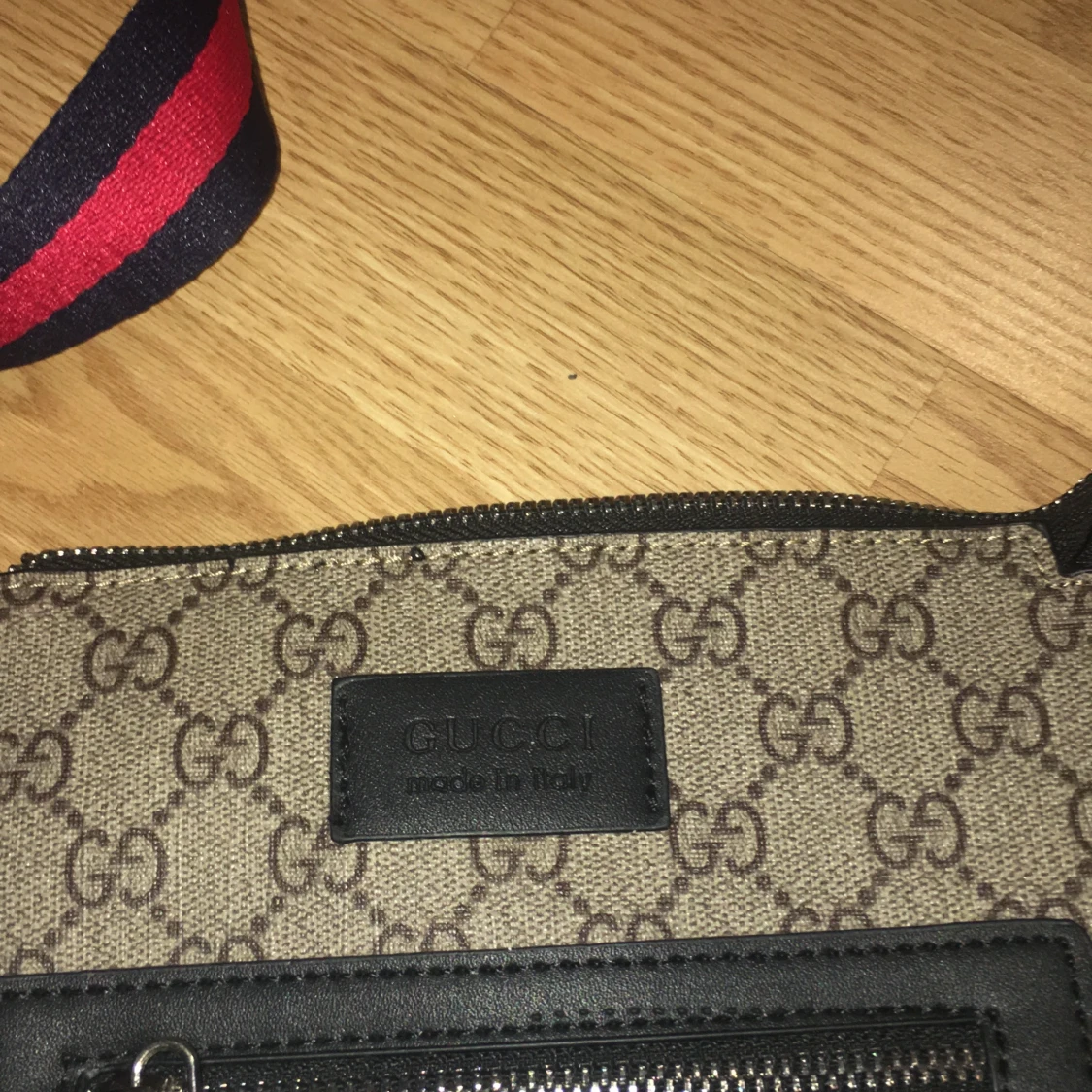  axelväska med GG-mönster - 1