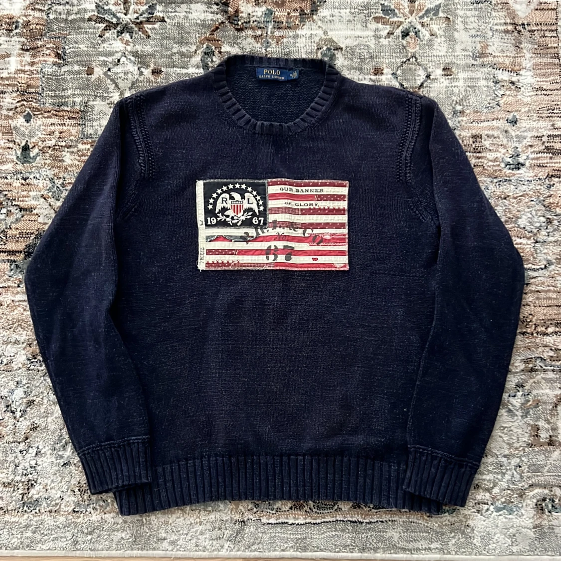 Stickad Ralph Lauren tröja 