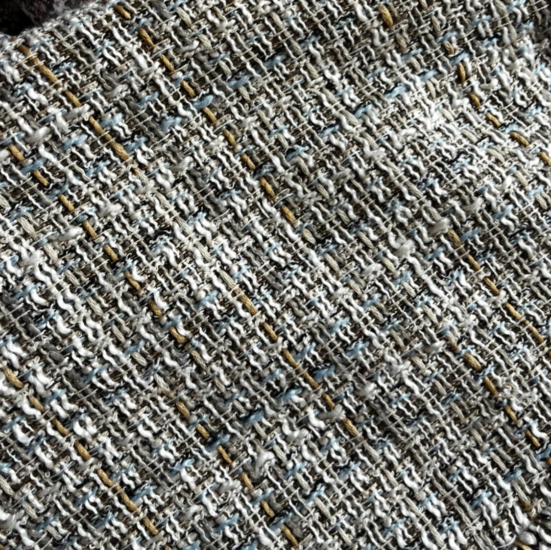 Tweed kortkjol från Zara i grått - 2