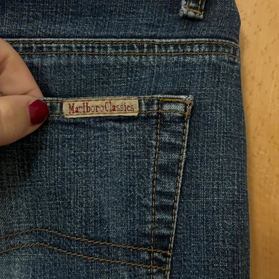 Marlboro Classics bootcut jeans blå - 1