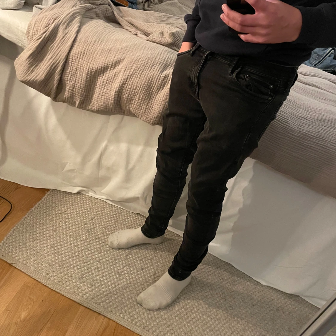 Svarta slim jeans Jack & Jones 29/34