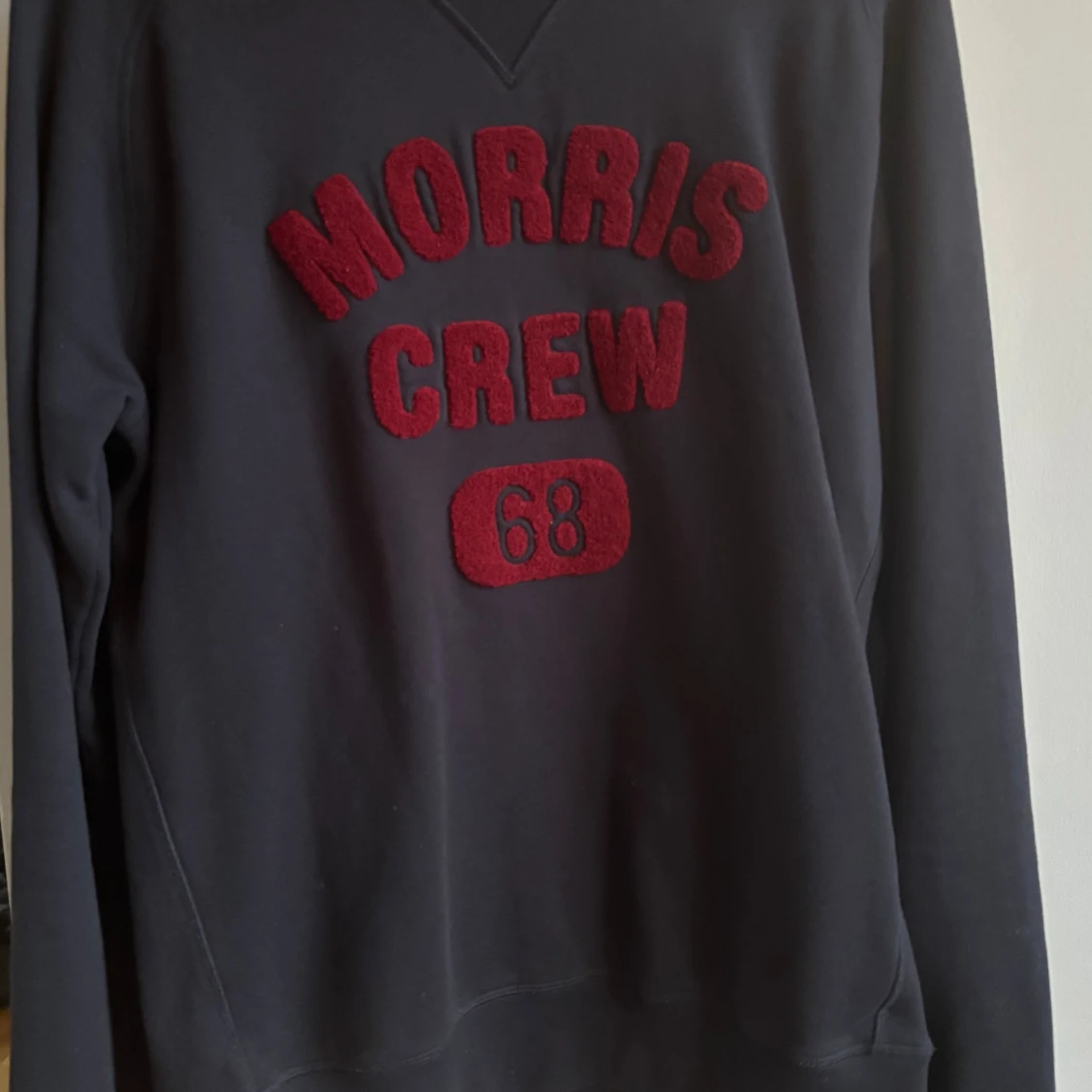Mörkblå sweatshirt Morris Crew M