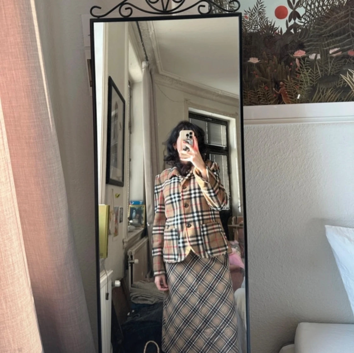 vintage tartan blazer - 3