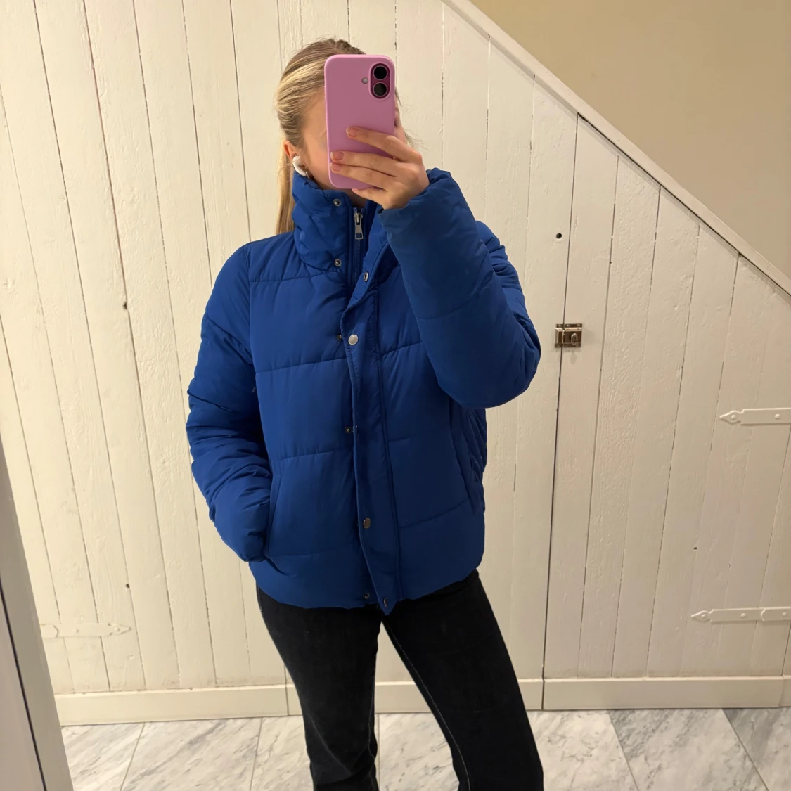 Blå pufferjacka från ONLY - 1