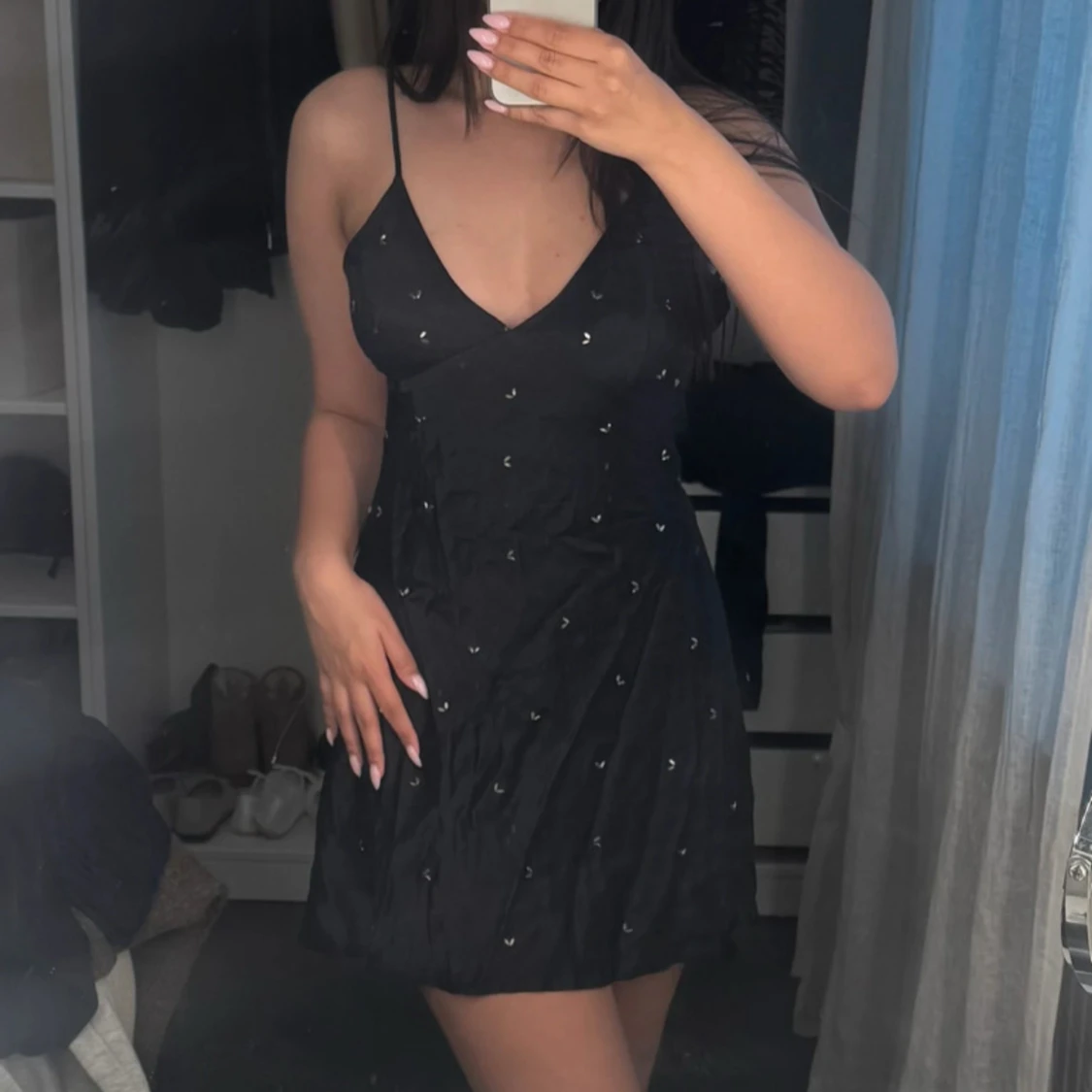 Svart klänning Zara - 2