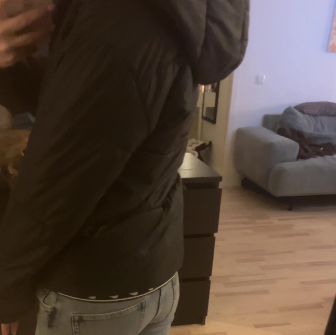 Svart pufferjacka från Nike - 1