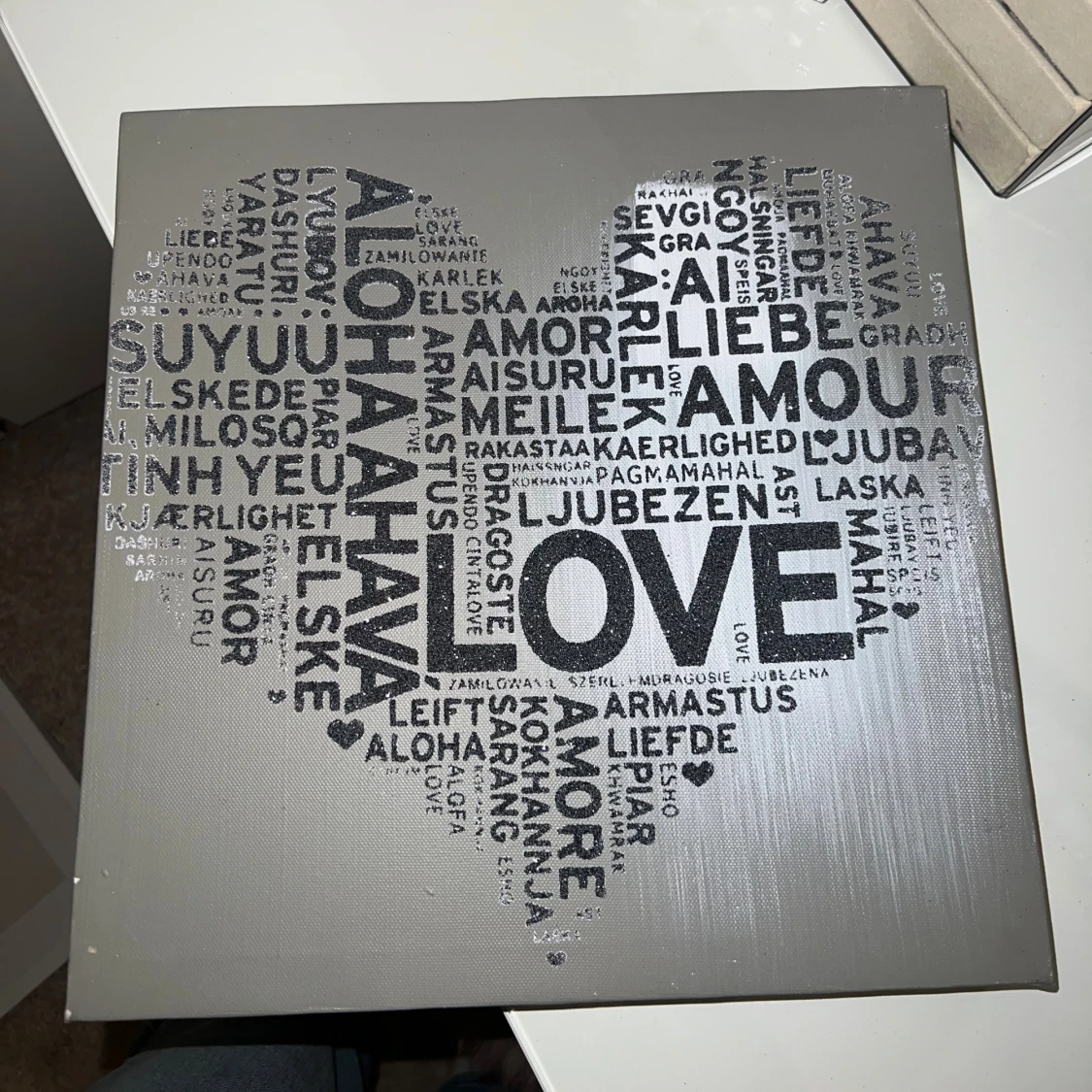 LOVE (konsttryck) 30”30 - 3