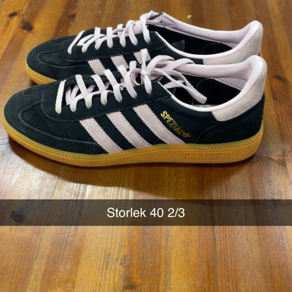 Adidas Spezial svarta sneakers
