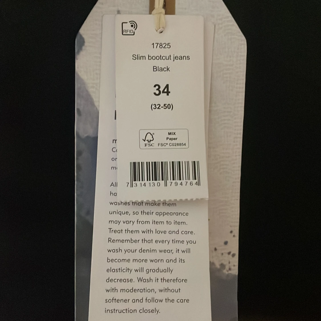 Svarta slim bootcut jeans från g perfect - 4