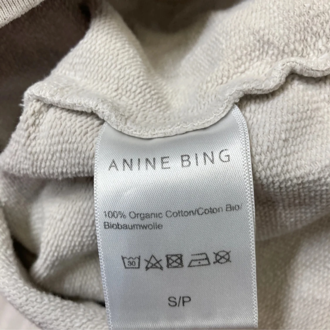 Vit hoodie från Anine Bing - 3