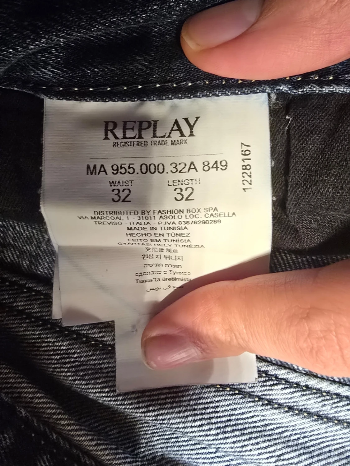 Replay Newbill jeans blå, storlek 32 - 1