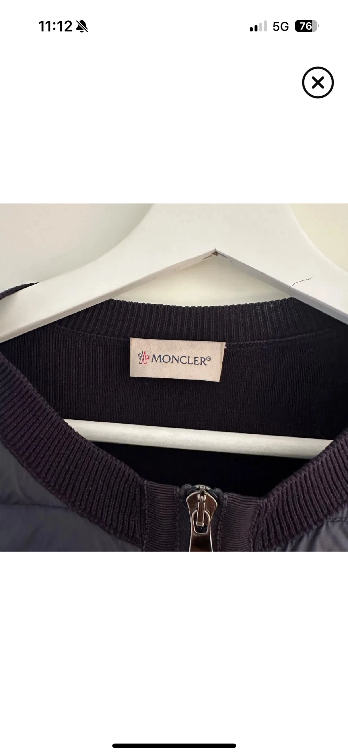 Mörkblå Moncler cardigan - 3