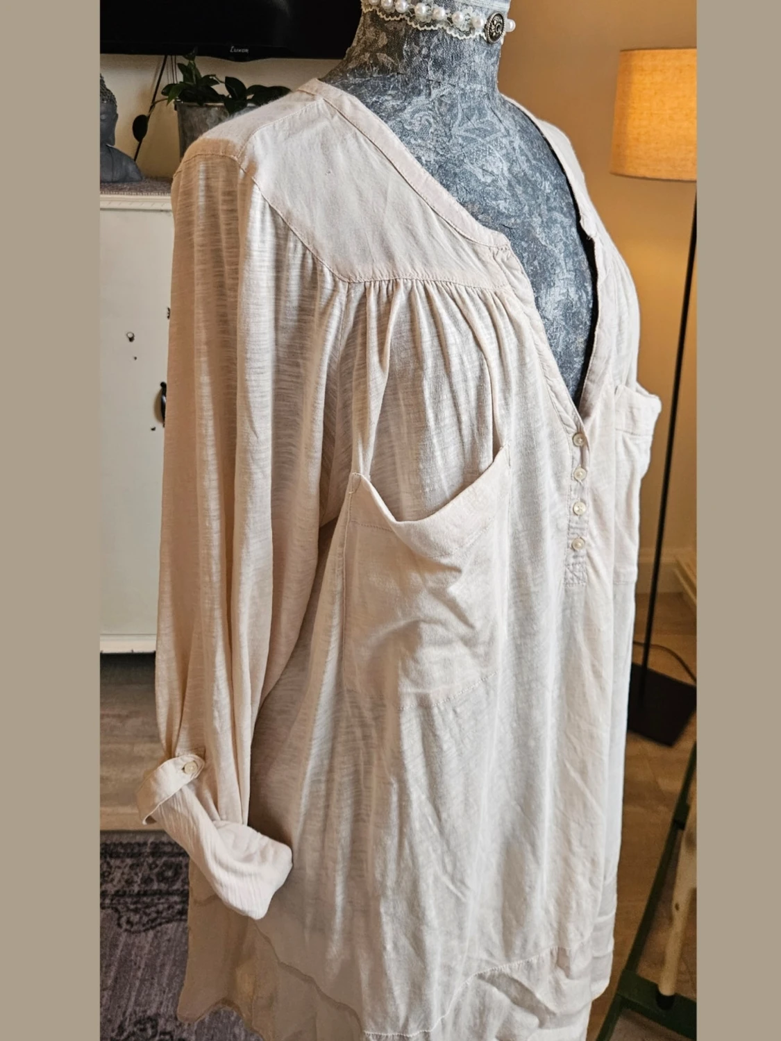 Mjuk skön skjorttunika  - 1