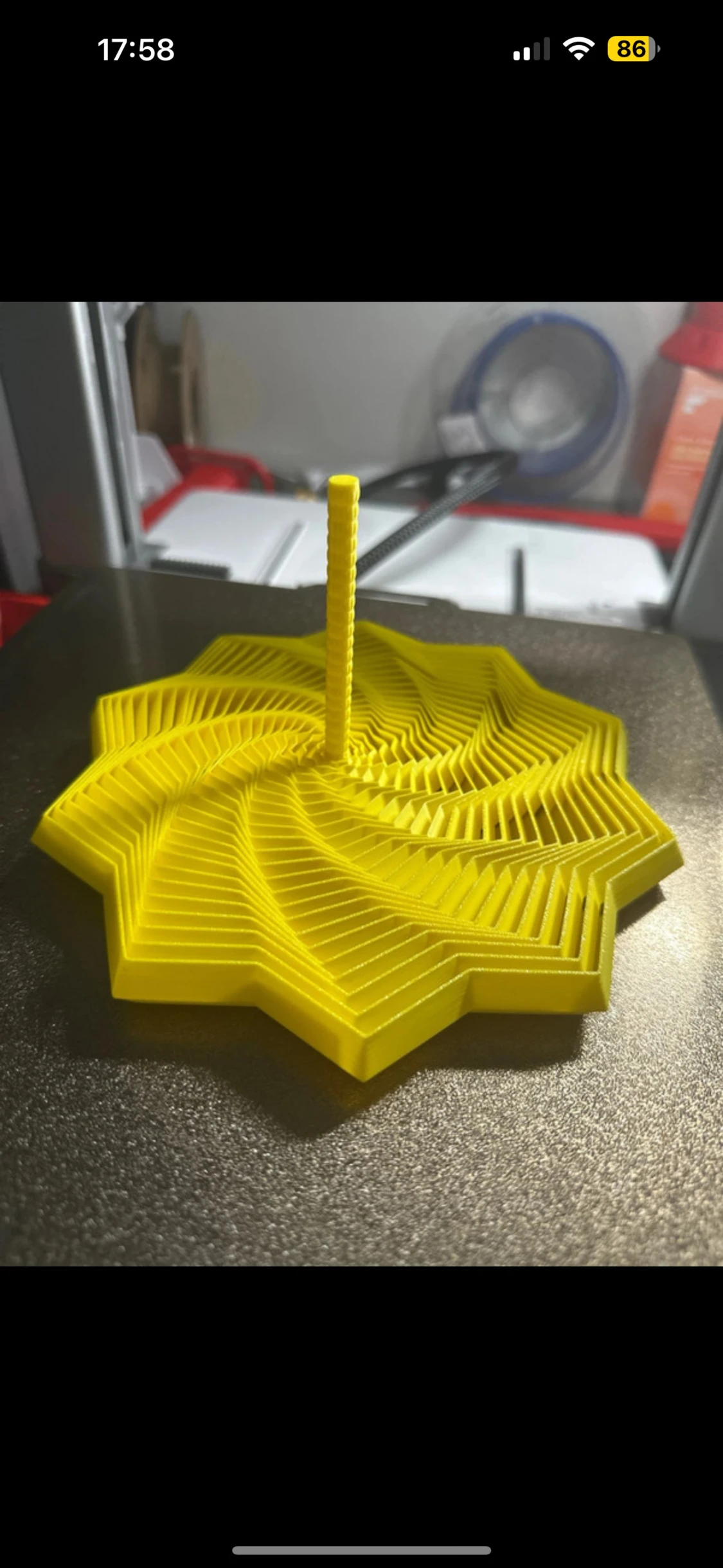 Stressavlastande 3D-Printad Fidget