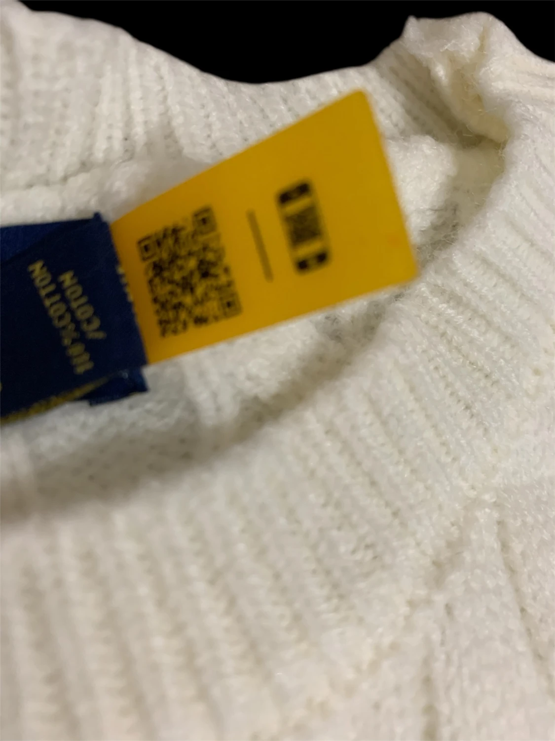 Vit kabelstickad tröja Polo Ralph Lauren - 3