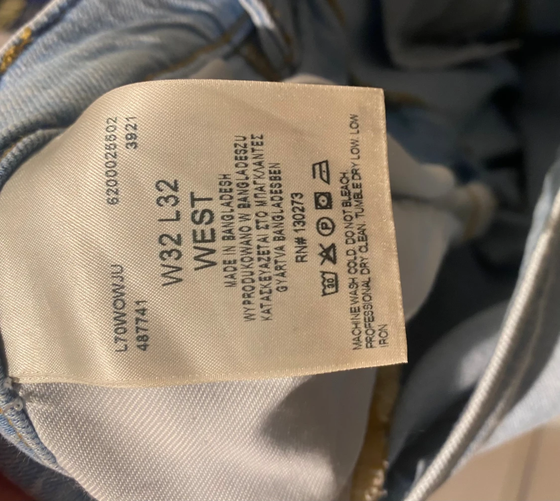 Ljusblå Lee jeans - 3