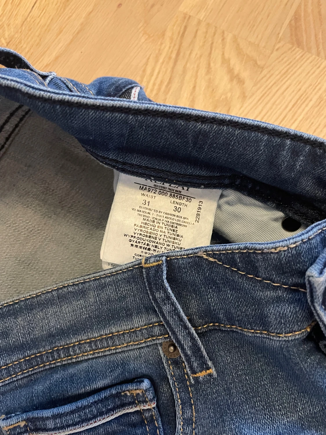 Blå Replay Grover jeans W31 L30 - 4