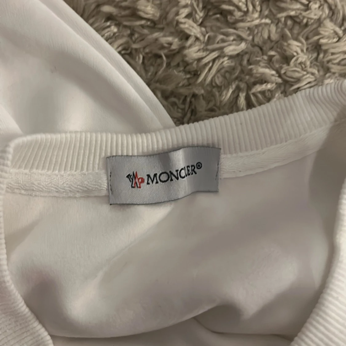 Vit Moncler sweatshirt med logga - 3