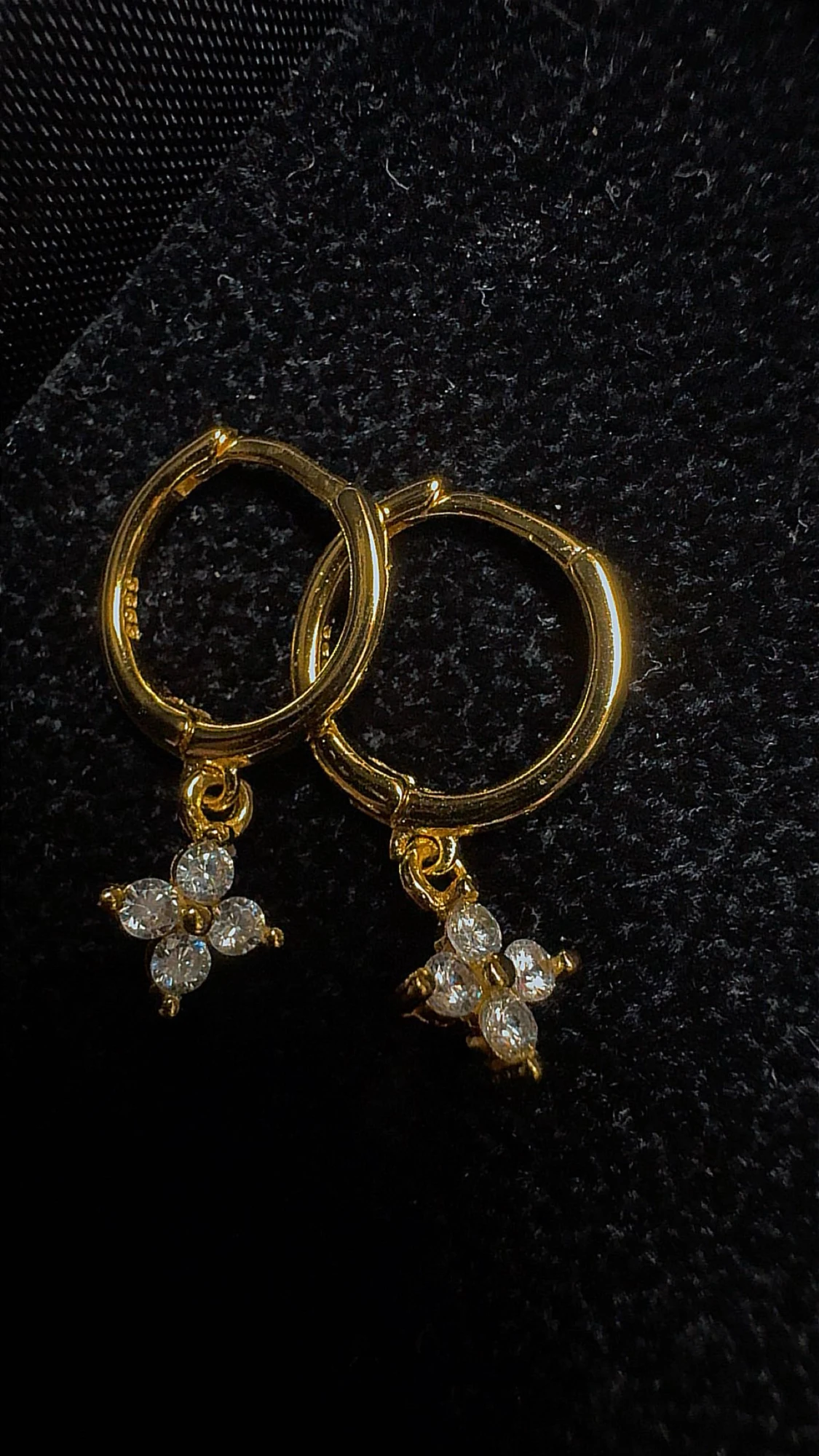 Guld örhängen hoops 18k - 3