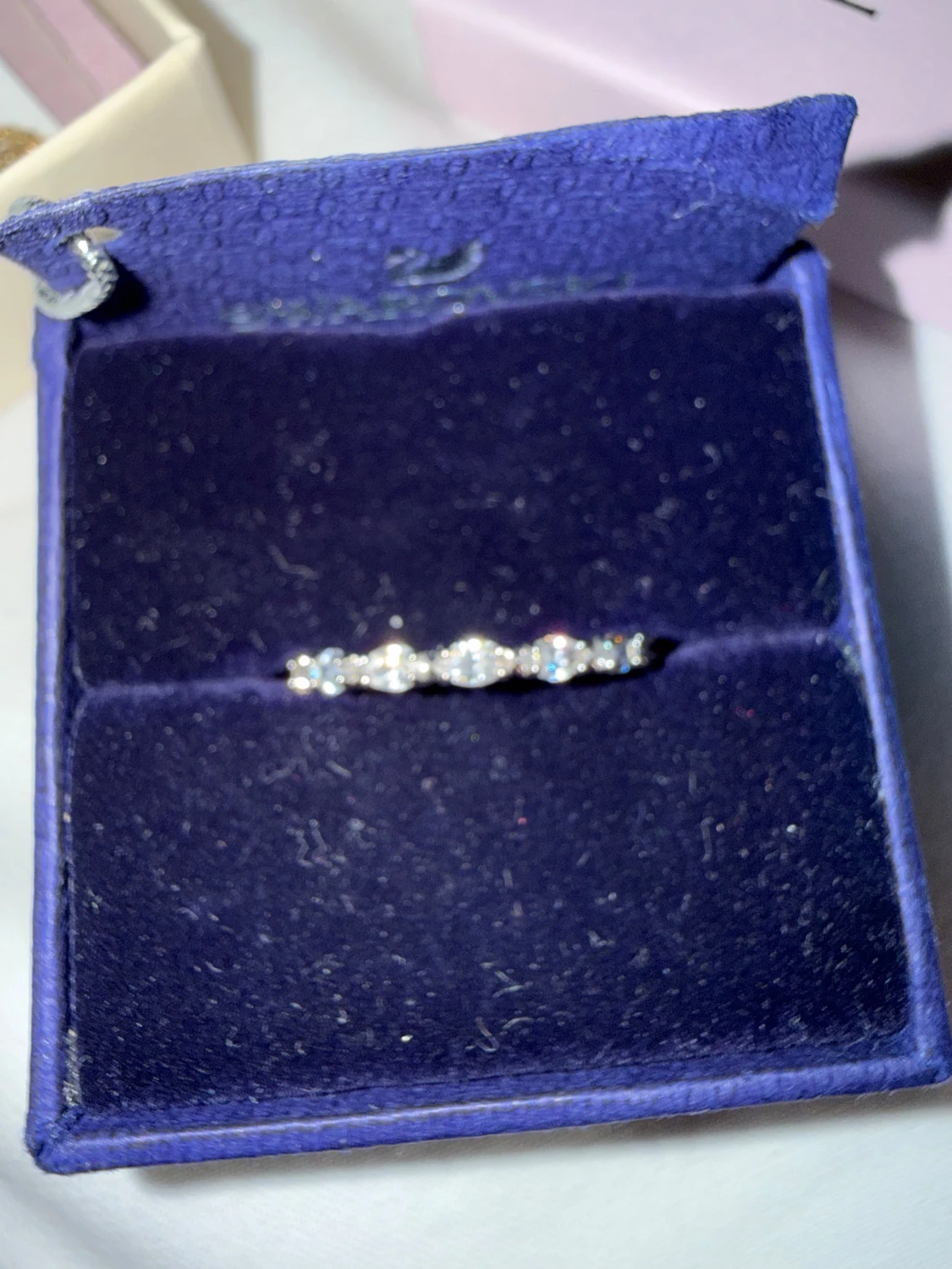 Swarovski silver ring - 2