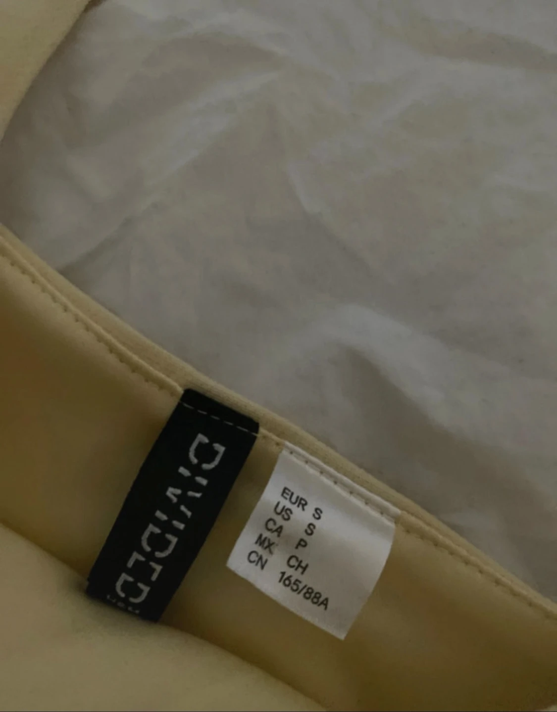 Gul korsett-topp från h&m💕 - 2