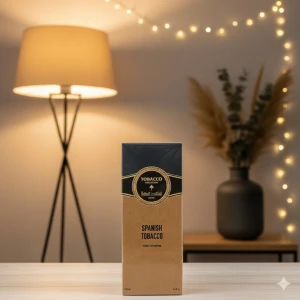 Spanish Tobacco Extrait de Parfum 100 ml - Spanish Tobacco från Ibraheem Al Qurashi är en unisex parfym på 100 ml, tillverkad i KSA. Ingredienser inkluderar bl.a. alkohol, vatten, parfym, kanel, kumarin, citronellol och limonen. Snygg och modern doft för dig som vill sticka ut.