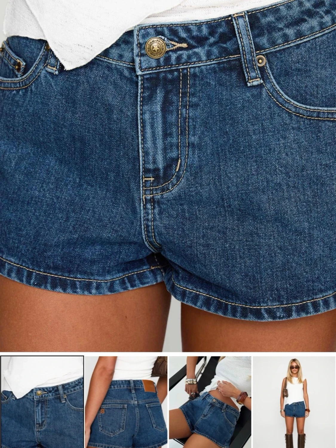 Denimshorts från Princess Polly - 1