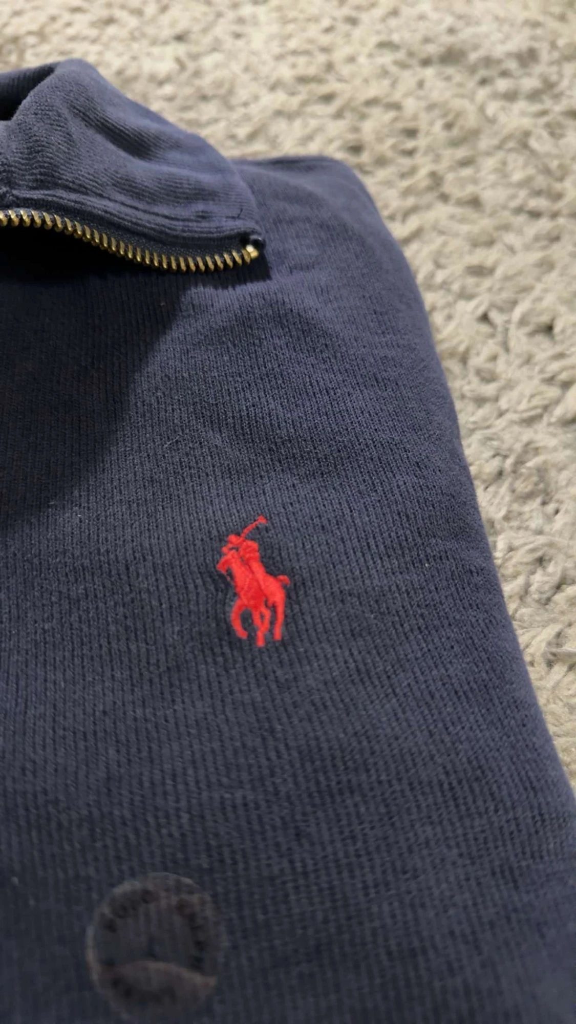 Marinblå half zip tröja Polo Ralph Lauren - 1
