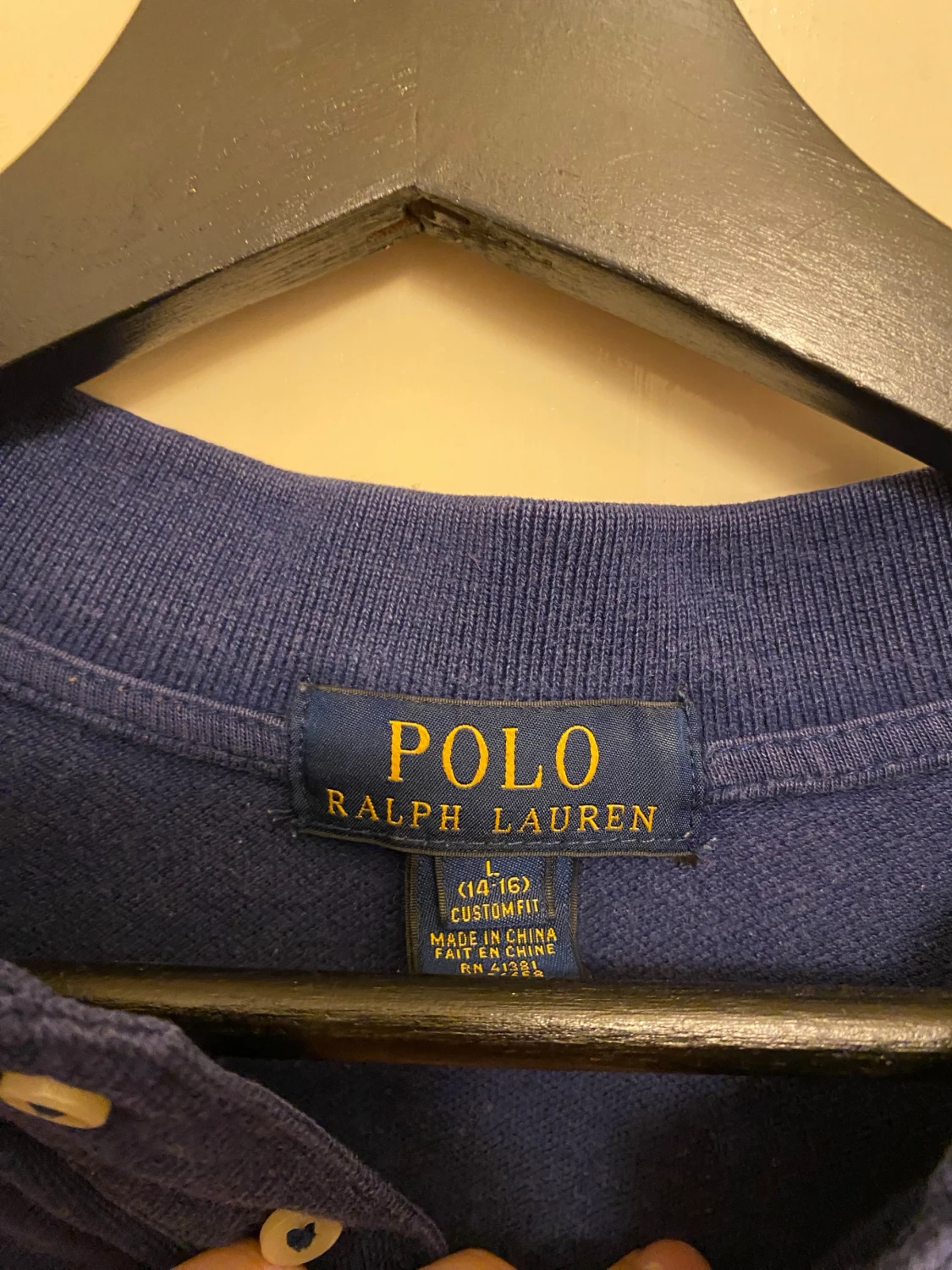 Blå piké från Polo Ralph Lauren - 2