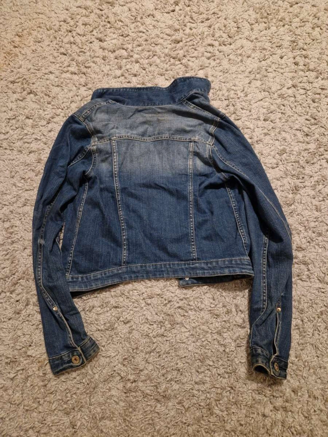 Blå jeansjacka från H&M, strl 164 - 1