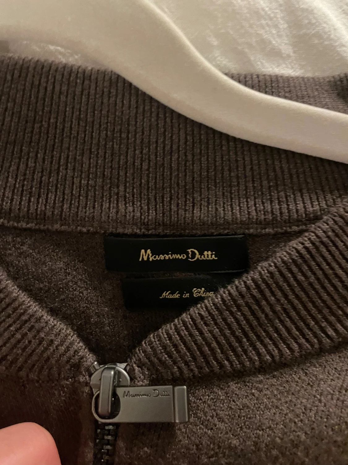 Brun cardigan jacka från Massimo Dutti - 1