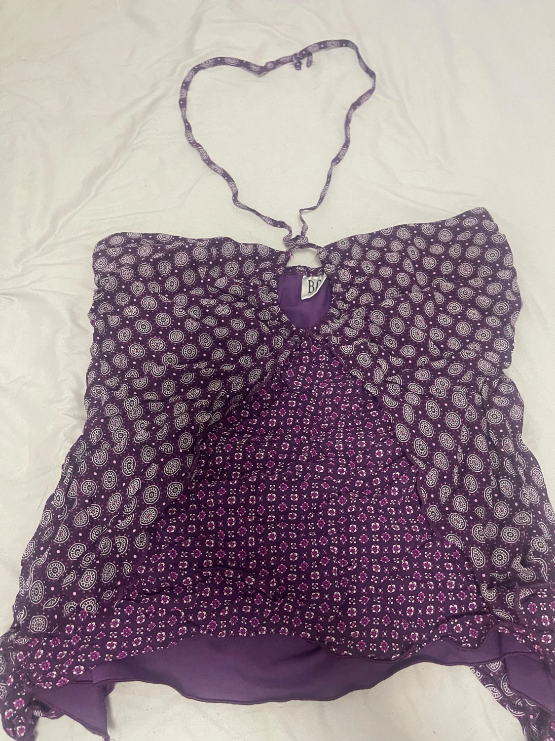 Lila mönstrad tubtopp från BAY - 2