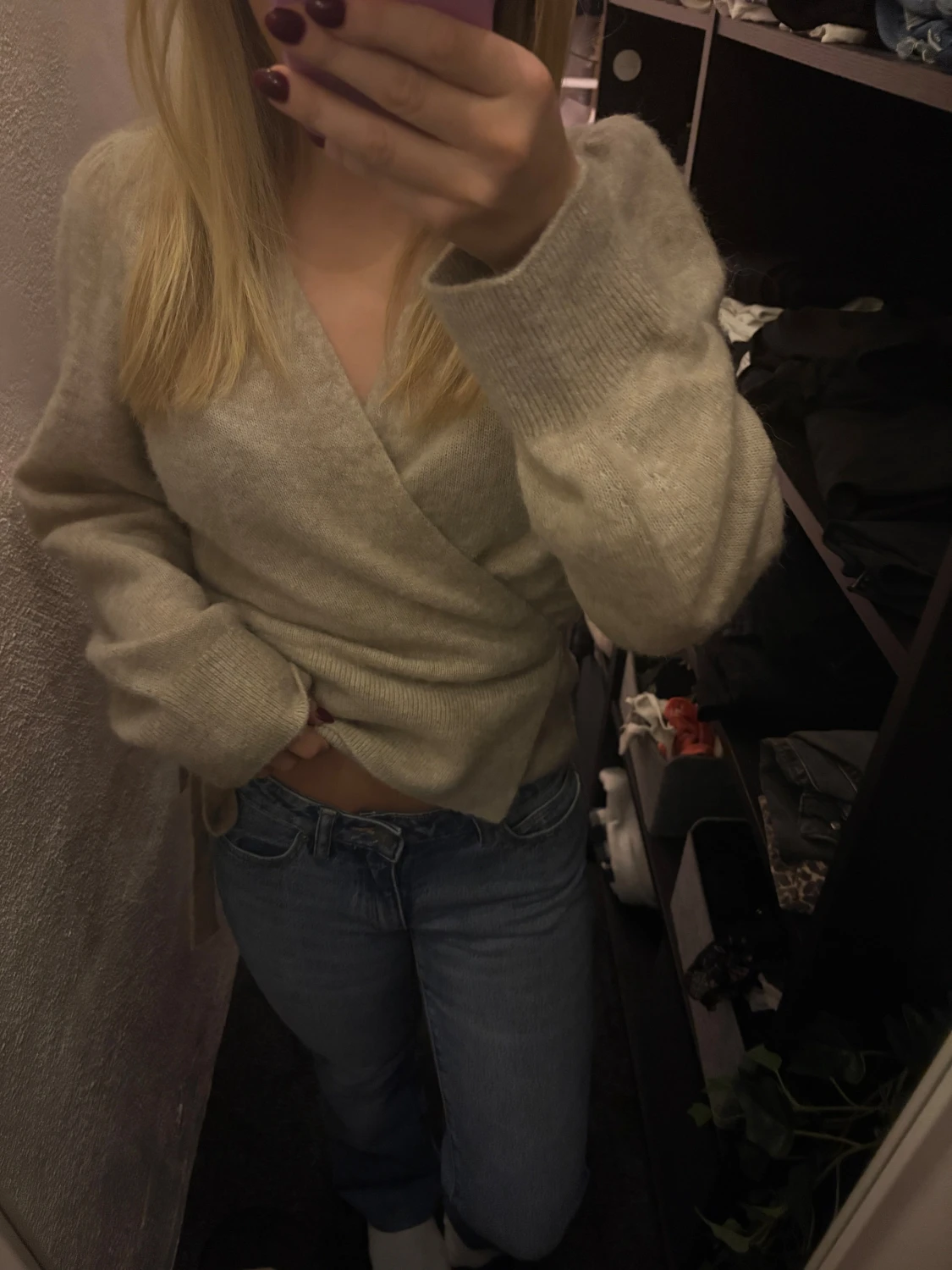 Lågmidjade bootcut jeans - 1