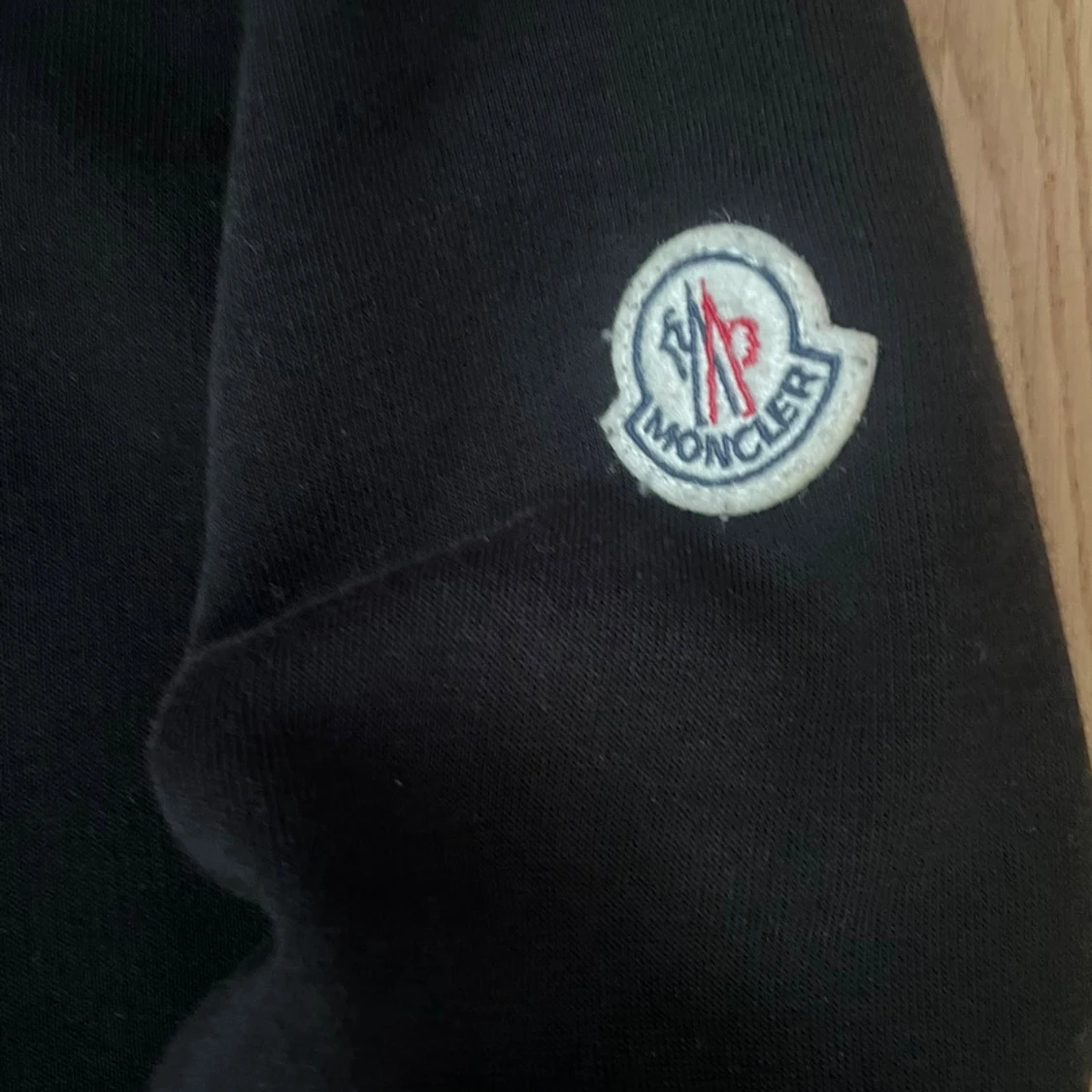 Svart Moncler hoodie med dragkedja - 2