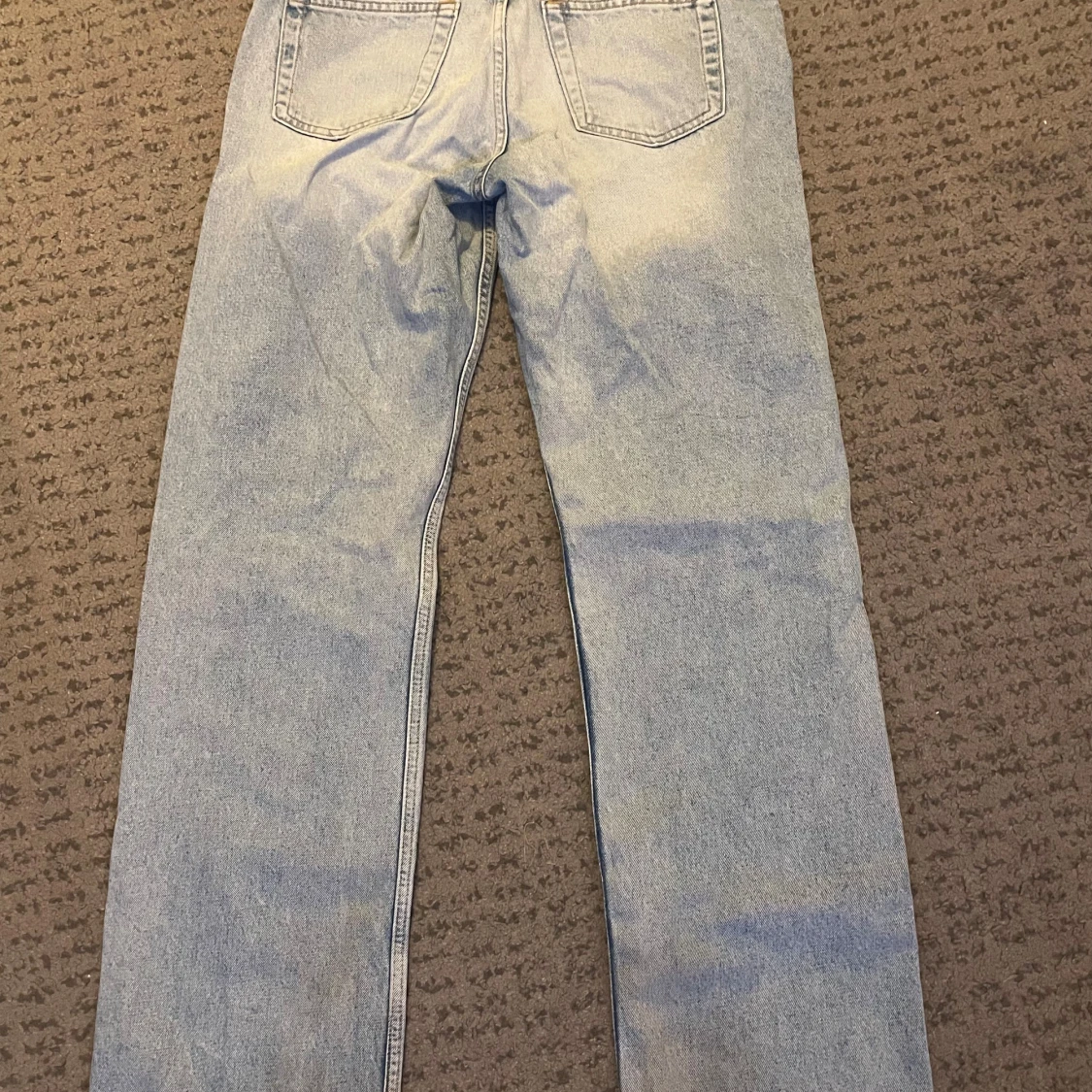 Weekday ljusblå low straight jeans 28/34 - 1