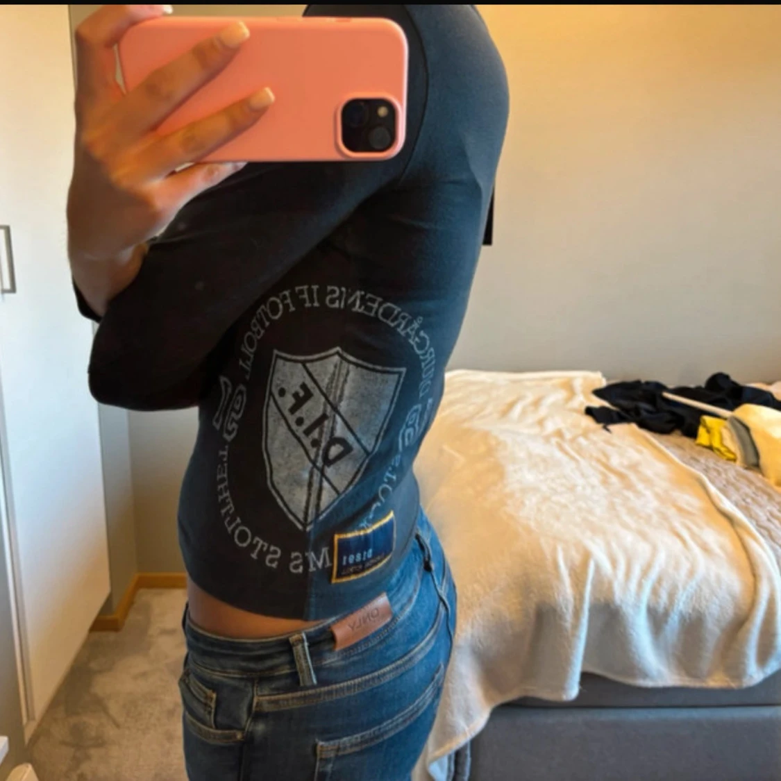 Djurgården långärmad topp marinblå - 1