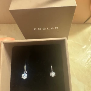 Crown Hoops Steel EDBLAD - Klassiska örhängen som är fina att bära till både vardags och fest. Den hängande stenen går att ta av från ringen och du kan också hänga på något mer. Crown hoops ses här i blankt rostfritt stål. Storlek på dekoration 5 mm, kubisk zirkonia Blankt rostfritt stål Nickelsäkert Vattentålig. Aldrig använt, pris går att förhandla