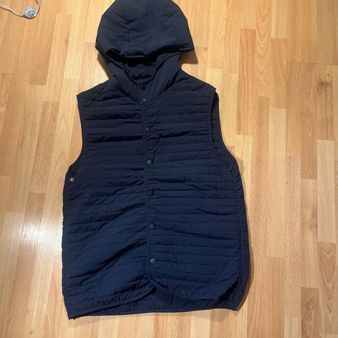 Blå dunväst från Armani Exchange