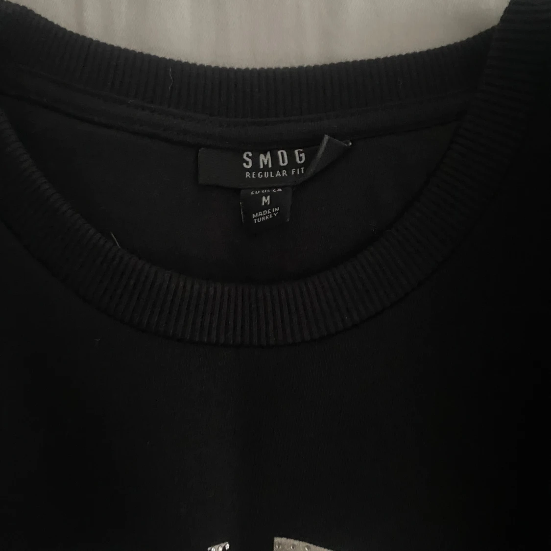 Svart sweatshirt SMDG med döskalle - 2