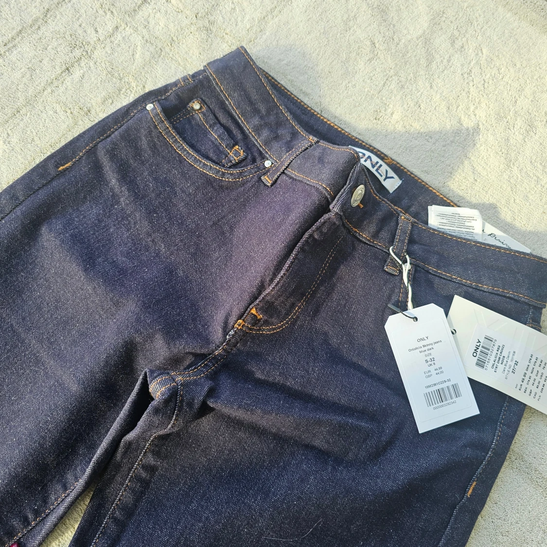 Mörkblå jeans från ONLY, Alicia 27/32 - 1