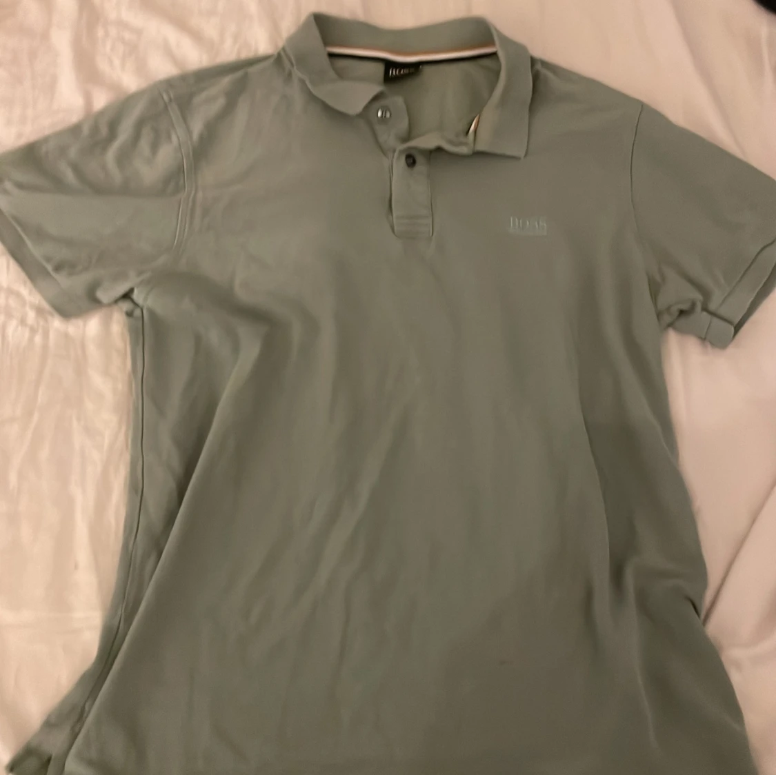 Grön pikétröja från Hugo Boss - 1