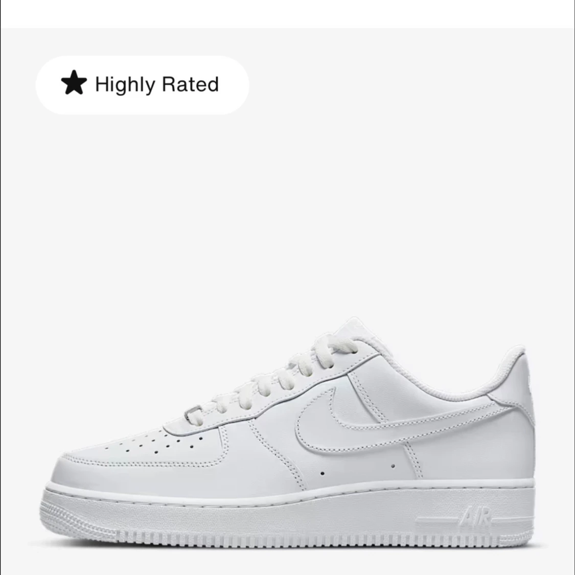 Nike Air Force 1 helvita sneakers - 3