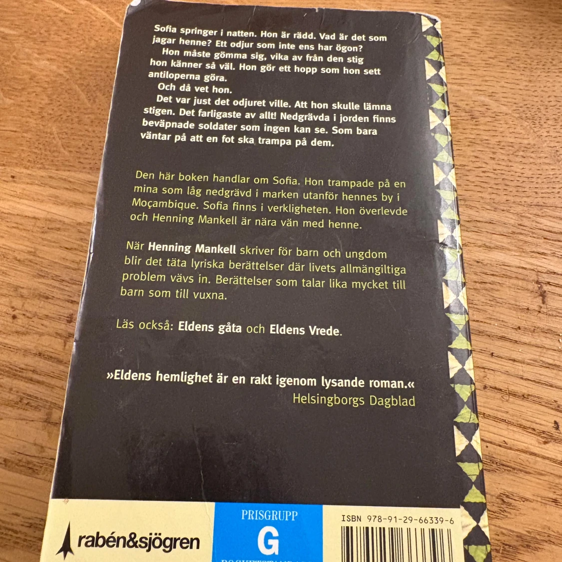 Bok Eldens hemlighet Henning Mankell - 2