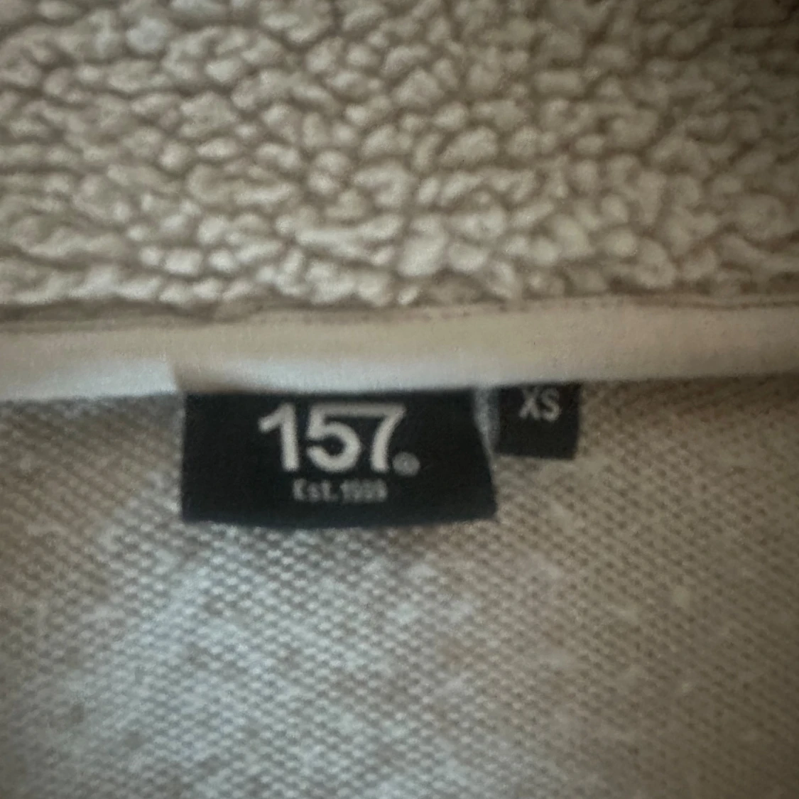 Beige teddyjacka från 157, XS - 3