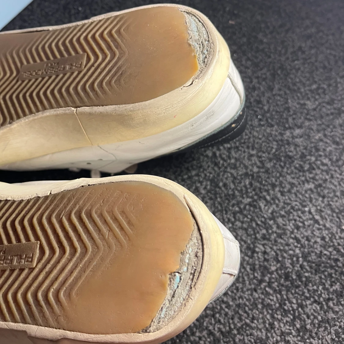 Philippe Model vita sneakers i skinn - 3